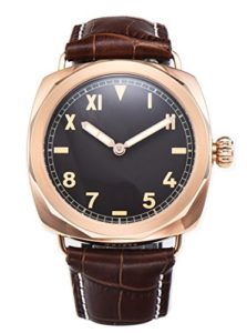 Uhr Handaufzug ♥ PARNIS ♥ 9085 ♥ Analog ♥ Mineralglas ♥ Herrenuhr Handaufzug